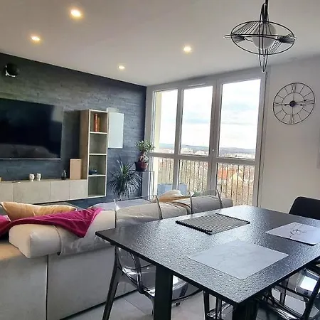 Appartement Le Perchoir, High-End & Panoramic View à Troyes Extérieur photo